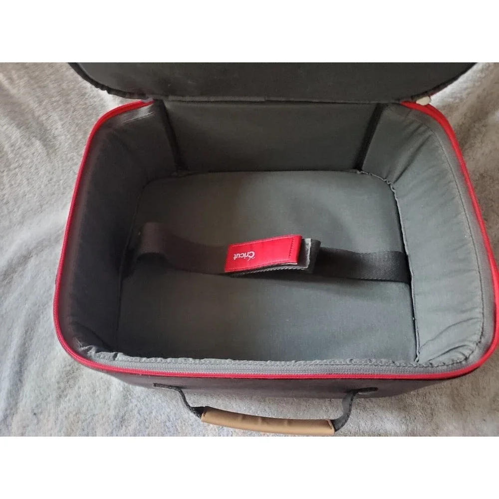 Cricut Box Easy Press Gray Padded Carry Travel Case 15